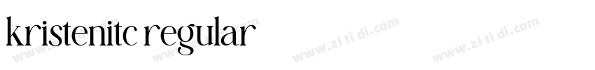 kristenitc regular字体转换 kristenitc regular字体转换